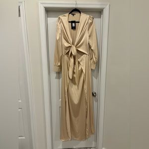 Fashion Nova Cream Maxi